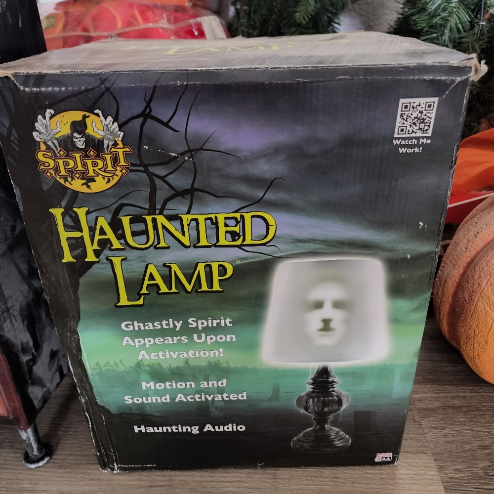 Spirit halloween haunted lamp